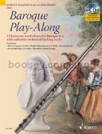 Baroque Play-Along Flute (Book & CD) Schott Master Play-Along Series