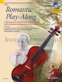Romantic Play-Along Violin (Book & CD) Schott Master Play-Along Series