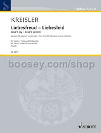 Liebesfreud/Liebeslied (arranged for string trio)