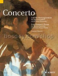 Concerto: Easy Pieces for Descant Recorder and Piano (Harpsichord)