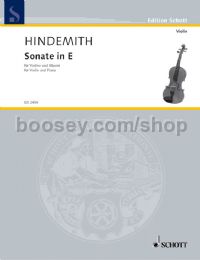 Sonata in E for violin & piano