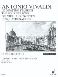 Four Seasons Op. 8 No 4 Winter violin