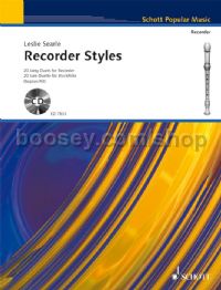 Recorder Styles 20 Duets (Book & CD)