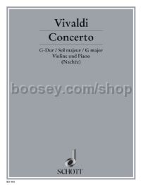 Concerto in G major RV298 - violin & piano