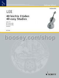 Easy Studies (40) Op. 70 (ed Becker) cello