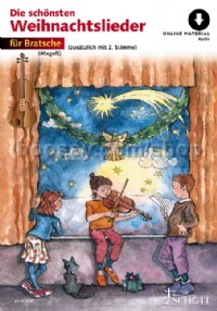 Die schönsten Weihnachtslieder (1-2 Violas Book & Online Audio)