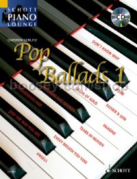 Pop Ballads (Book & CD) (Schott Piano Lounge series)
