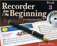 Recorder From The Beginning (new full-colour edition 2004) 3 Pupils (Book & CD)