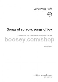 Songs of sorrow, songs of joy (Viola Part)
