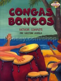 Congas Bongos Methode Complete (Bk/CDs) In French