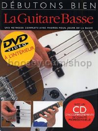 Debutons Bien Guitare Basse Book & CD/DVD French Edition