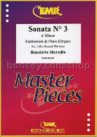 Sonata No. 3 in Am for Euphonium & Piano (Treble/Bass Clef)