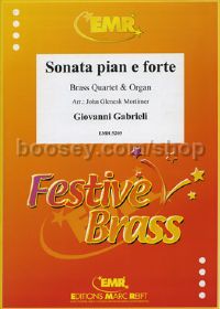 Sonata pian e forte for Brass Quartet & Organ arr. Mortimer