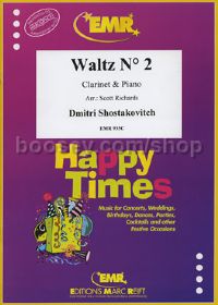 Waltz (from "Jazz Suite No.2") arr. clarinet & piano
