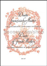 Duets By French Masters recorder 2 Treble 