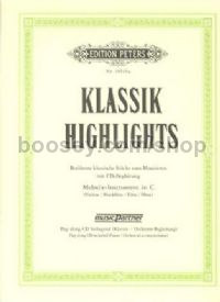 Klassik Highlights C-Melody Instruments (Book & CD)