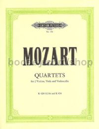 String Quartets KV 428 (421b), 458