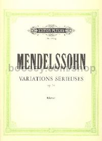 Variations Sérieuses in D minor Op.54