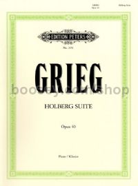 Holberg Suite Op. 40: Piano Solo