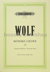 Morike-Lieder Vol.3 High/Medium