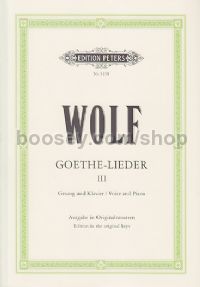 Goethe Lieder vol.3 Original