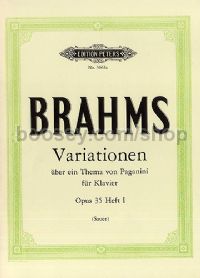 Variations on a Theme of Paganini Op.35 Vol.1 