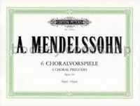 6 Chorale Preludes For Organ