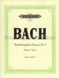 Brandenburg Concerto No.3 in G BWV 1048 (Full Score)