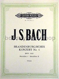 Brandenburg Concerto No.4 in G BWV 1049 (Full Score)