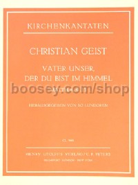 Sacred Concerto (Ger.): Vater.. Sc & Pts