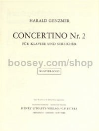 Concertino No.2 (Pno & Strings) Score