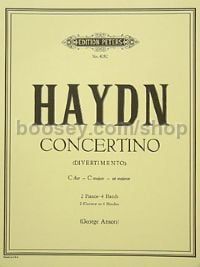 Concertino in C Hob.XIV/3 - Piano Duo