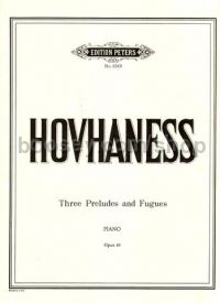 Three Preludes and Fugues Op. 10 