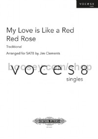 My love is like a red, red rose (SATB)