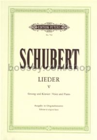 Lieder, Vol. 5 (Original Keys)
