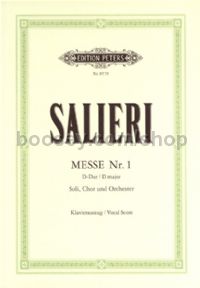Mass No.1 in D 'Hofkapellmeister-Messe' (Vocal Score)