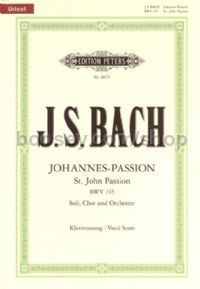 St. John Passion BWV 245 (Vocal Score)