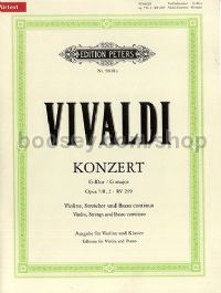 Violin Concerto in G Major, Op.7/II No.2 (RV 299)