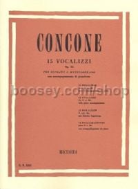 15 Vocalizzi, Op.12 (Soprano/Mezzo-Soprano & Piano)