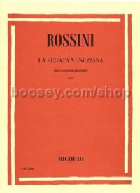 La Regata veneziana, 3 Canzonette (High Voice & Piano)