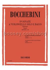 19 Sonatas, Vol.I -  Nos.1 - 9 (Violoncello & Piano)