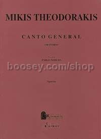 Canto General (vocal score)