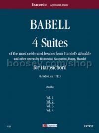 4 Suites of the most celebrated lessons for Harpsichord - Vol. 2