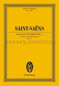 Concerto for Violoncello No.1 in A Minor, Op.33 (Violoncello & Orchestra) (Study Score)