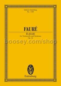Elégie, Op.24 (Violoncello & Orchestra) (Study Score)