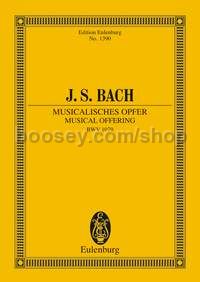 Musical Offering, BWV 1079 (Chamber Orchestra) (Study Score)