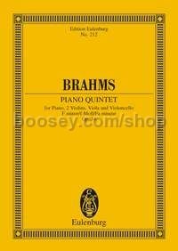 Piano Quintet in F Minor, Op.34 (Study Score)