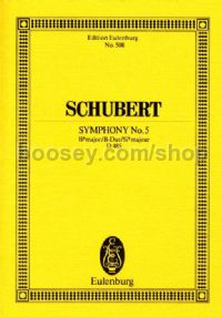 Symphony No.5 in B Major, D485 (Orchestra) (Study Score)