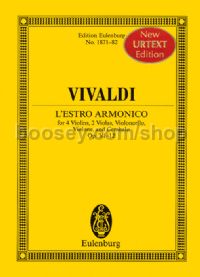 L'estro Armonico, Op.3/1-12 (Chamber Orchestra) (Study Score)