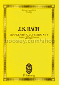 Brandenburg Concerto No.4 in G Major, BWV 1049 (Chamber Orchestra) (Study Score)